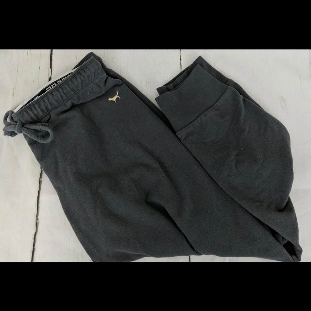 Pink VS grey sweatpants medium